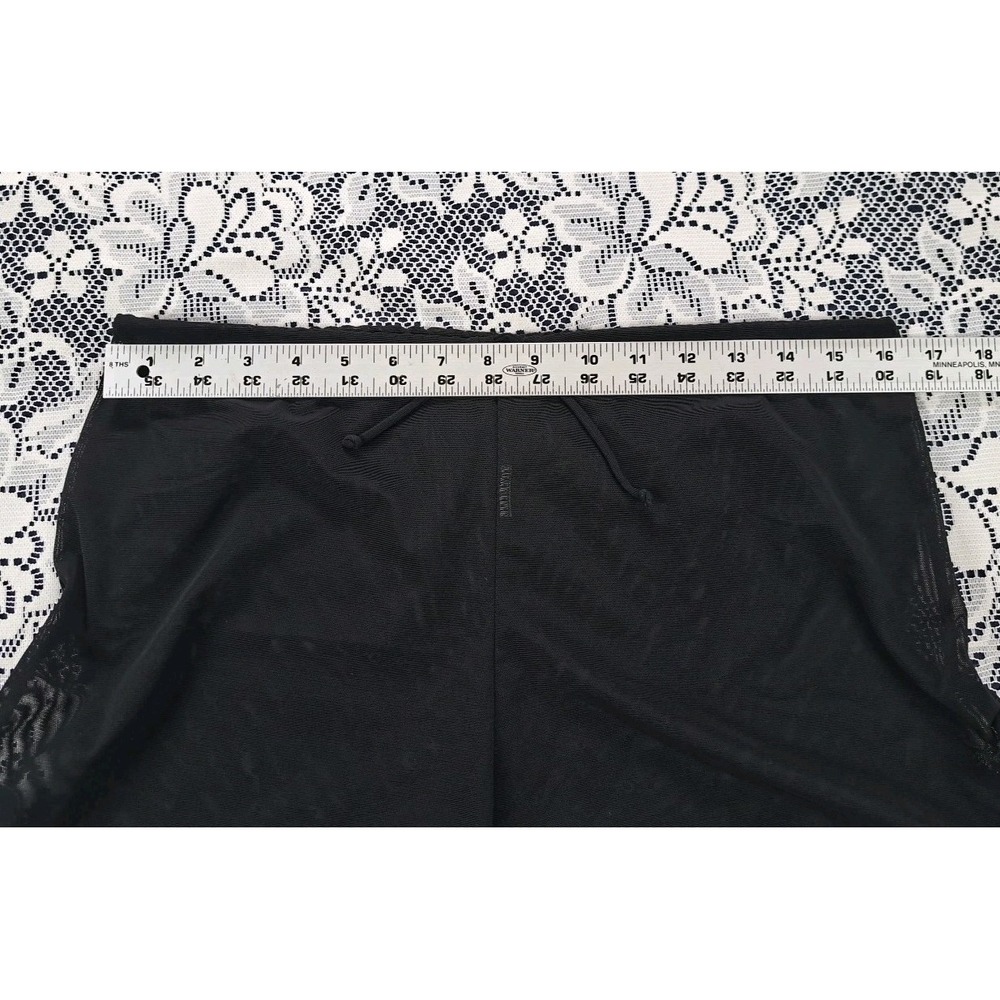 Kate Spade Bikini Bottom M Polka Dot Black/Off White w/Unbranded Blk Mesh Shorts - Picture 11 of 12
